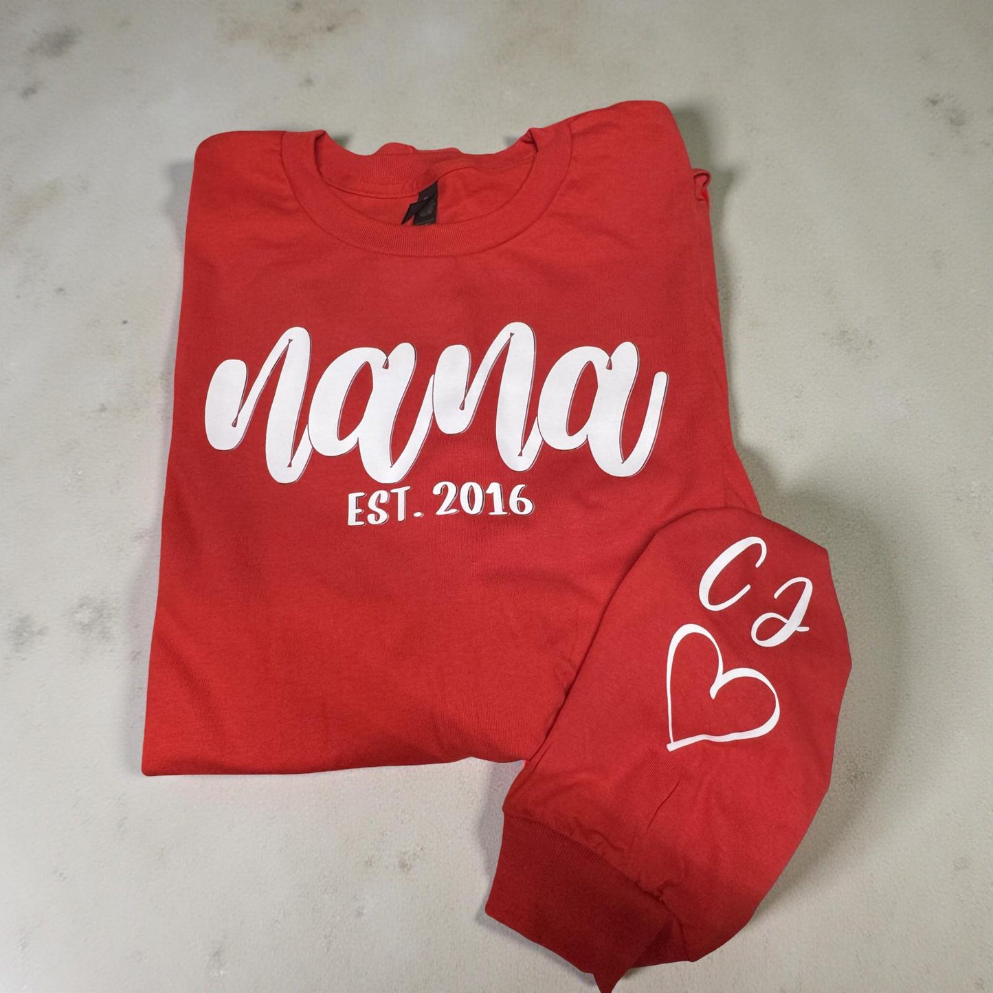 Mama Custom Sweater with names on sleeves
