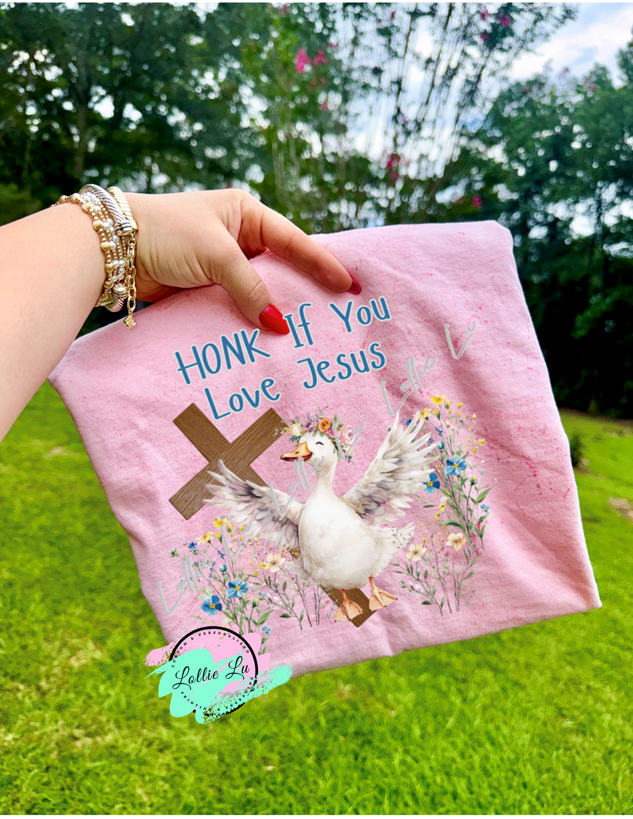 Honk If You Love Jesus Custom Shirt