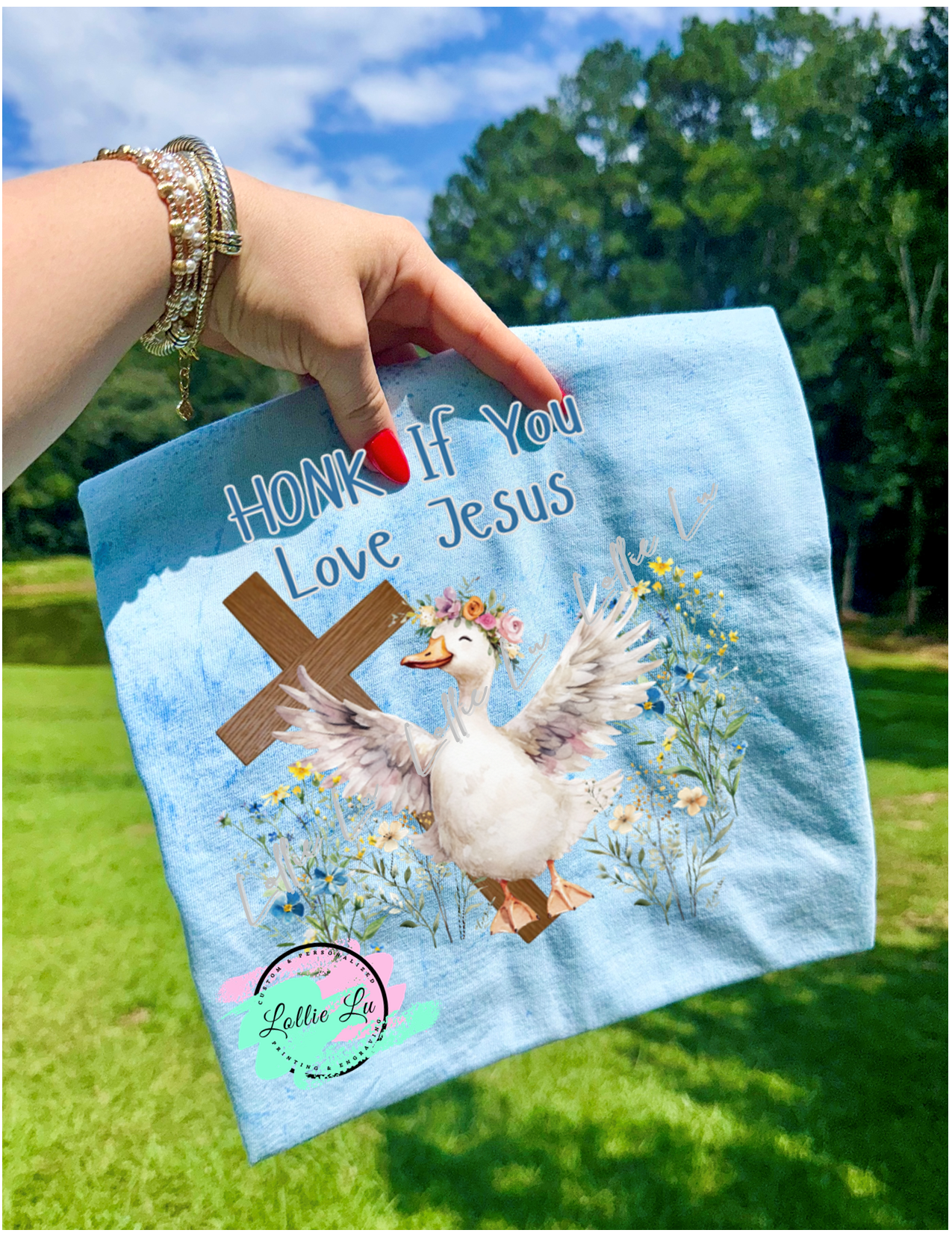 Honk If You Love Jesus Custom Shirt