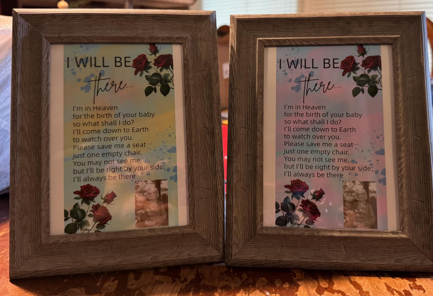 I’ll Be There for Birth of Baby Memorial; Keepsake; gift; Family; loved one; Mama; Grandmother