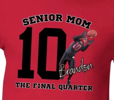 Senior Mom Shirt with Custom Photo